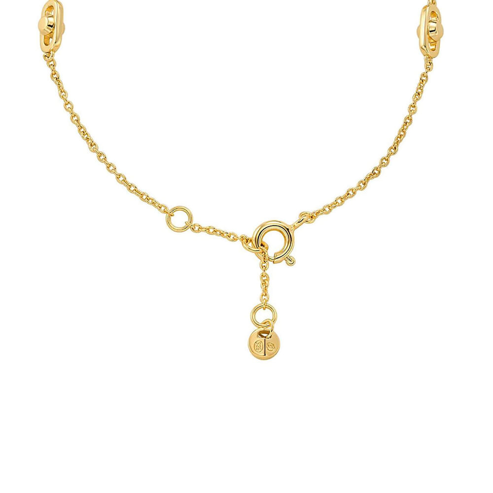 Michael Kors Astor 14ct Yellow Gold Plated Link Bracelet image number 1