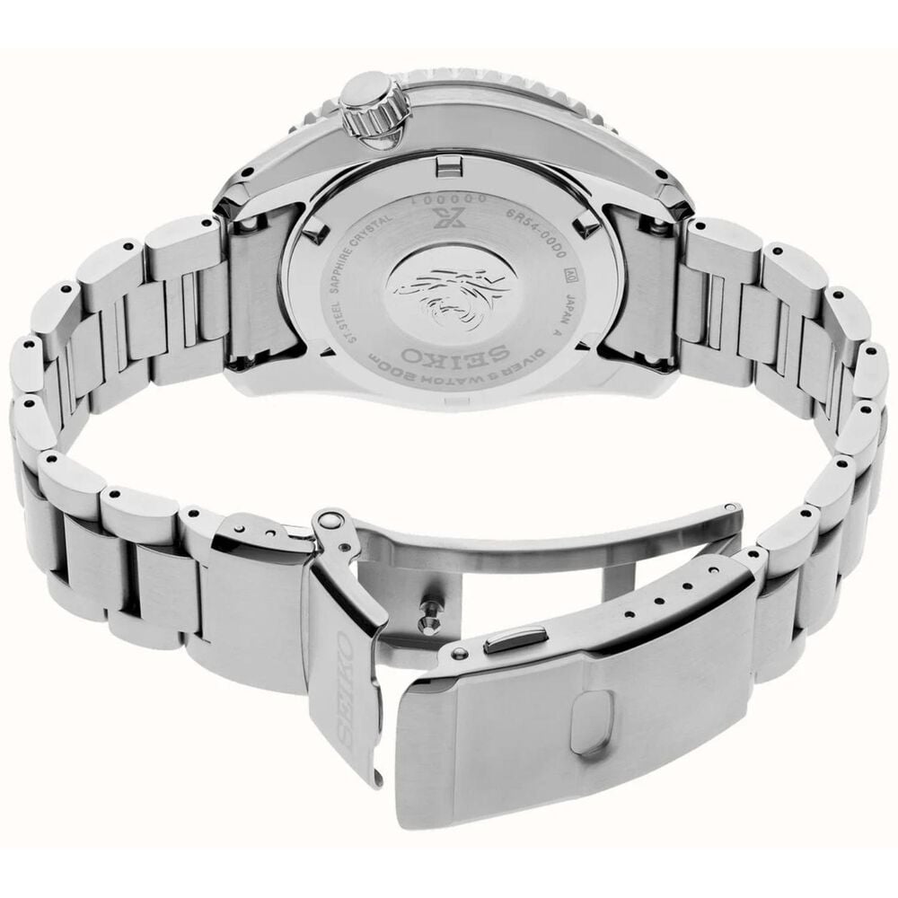 Seiko Prospex 1968 Heritage Diver&rsquo;s GMT 60th Anniversary 42mm White Dial Steel Bracelet Watch