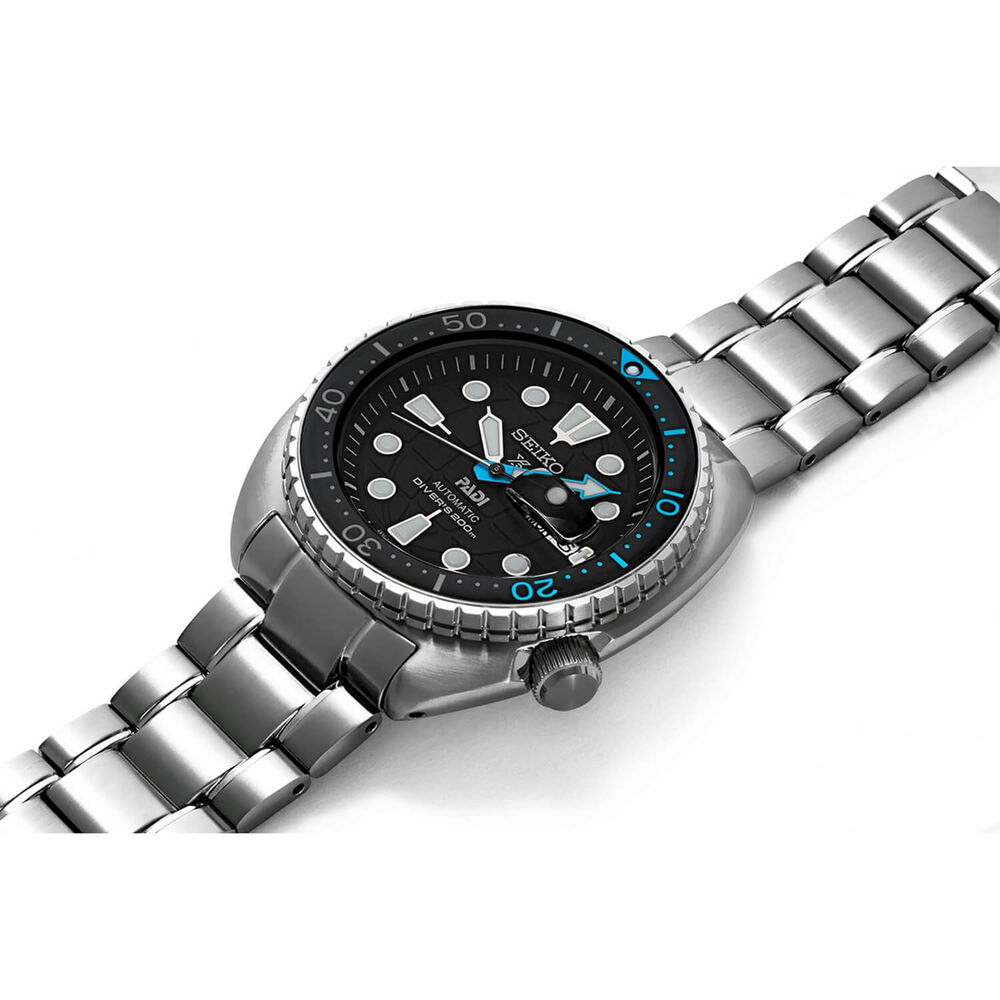 Seiko Prospex King Turtle 45mm Black Dial Bracelet Watch