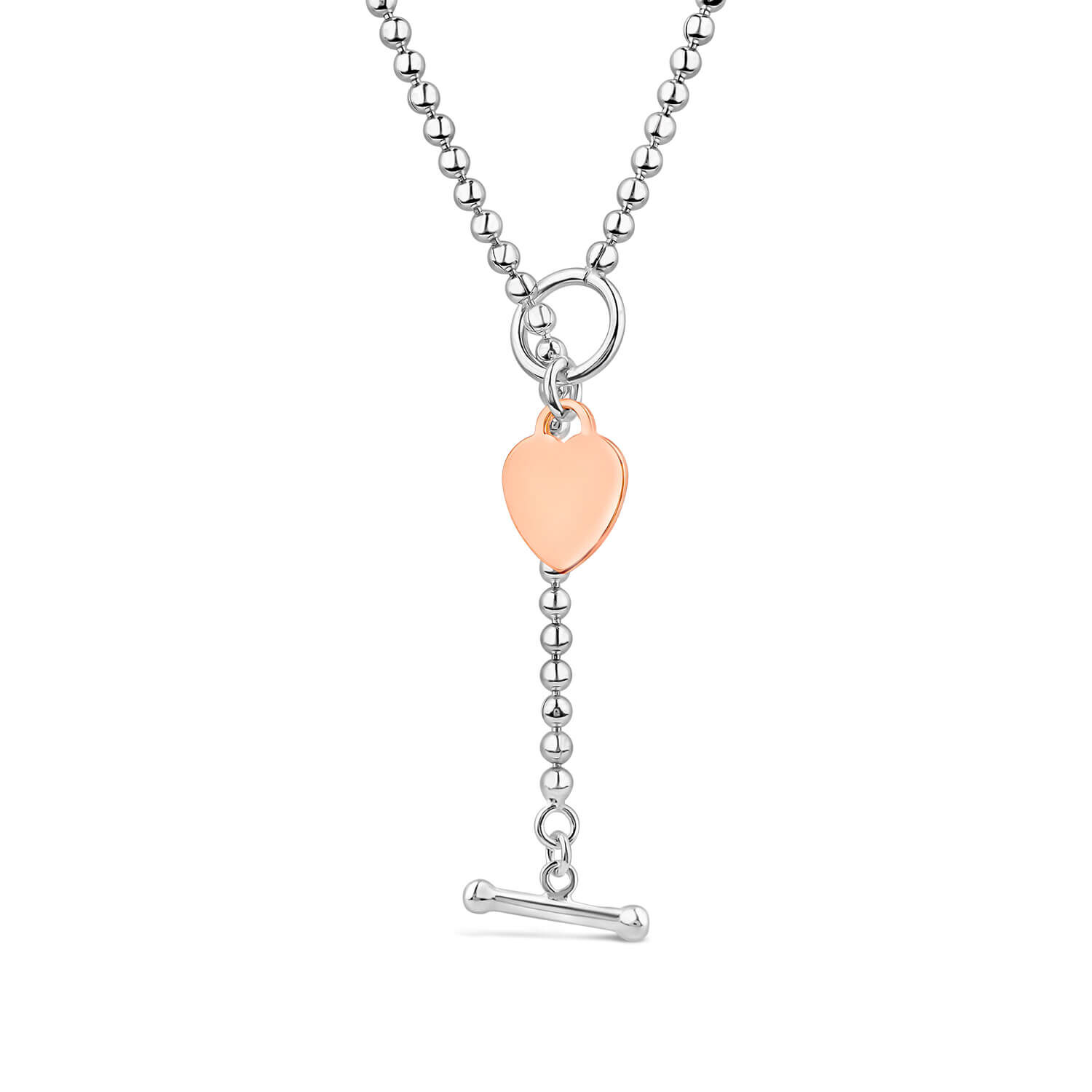 Tiffany t necklace rose gold on sale