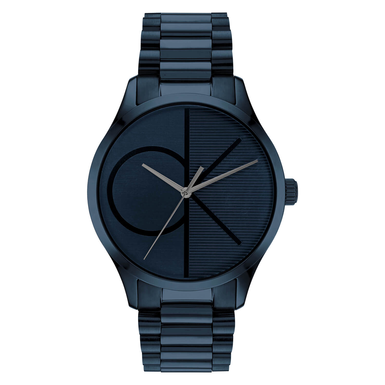 Calvin Klein Iconic 40mm Dark Blue Monogramed Dial Blue