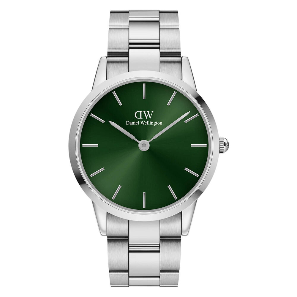 Daniel Wellington Iconic Link Emerals 40mm Stainless Steel Case Bracelet Watch image number 0