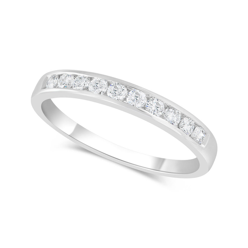 18ct White Gold Eternity Ring image number 0