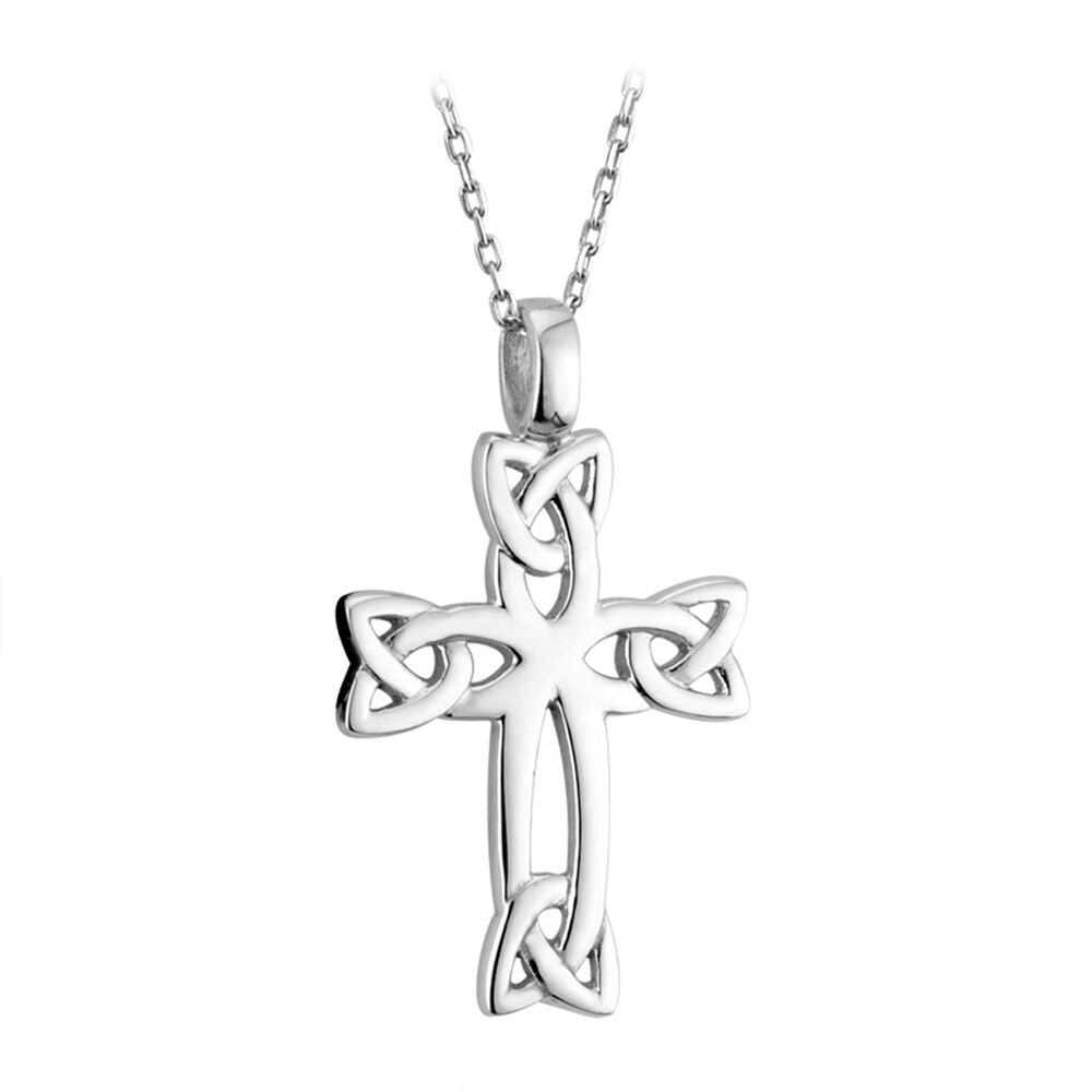 Sterling Silver Celtic Cross Pendant image number 0