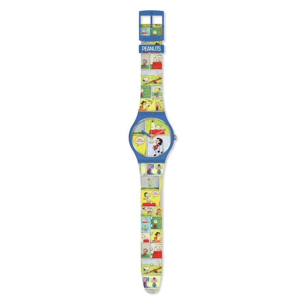 Swatch 34MM Case Smak Snoopy Watch