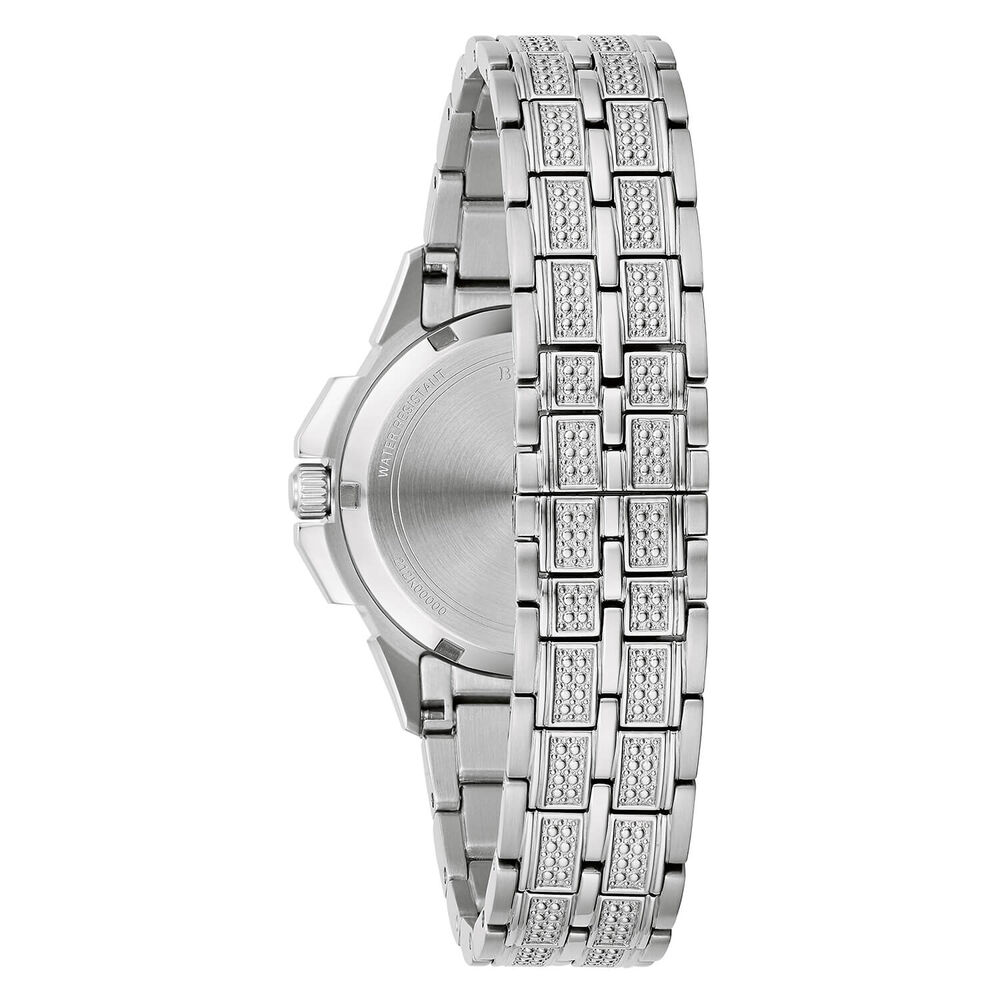 Bulova Octava 34mm Crystal Dial & Bracelet Stainless Steel Watch image number 1