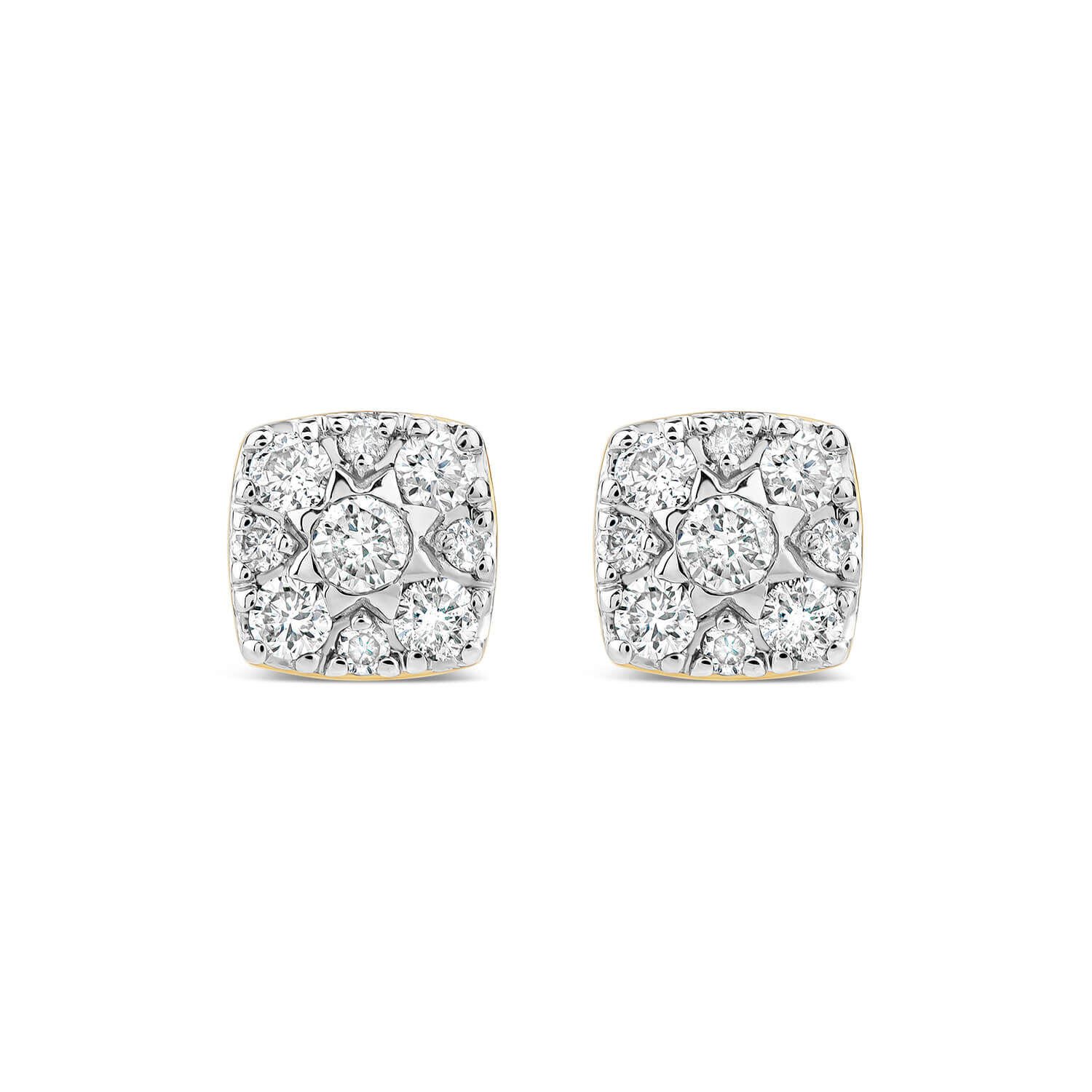 Cluster stud earrings store