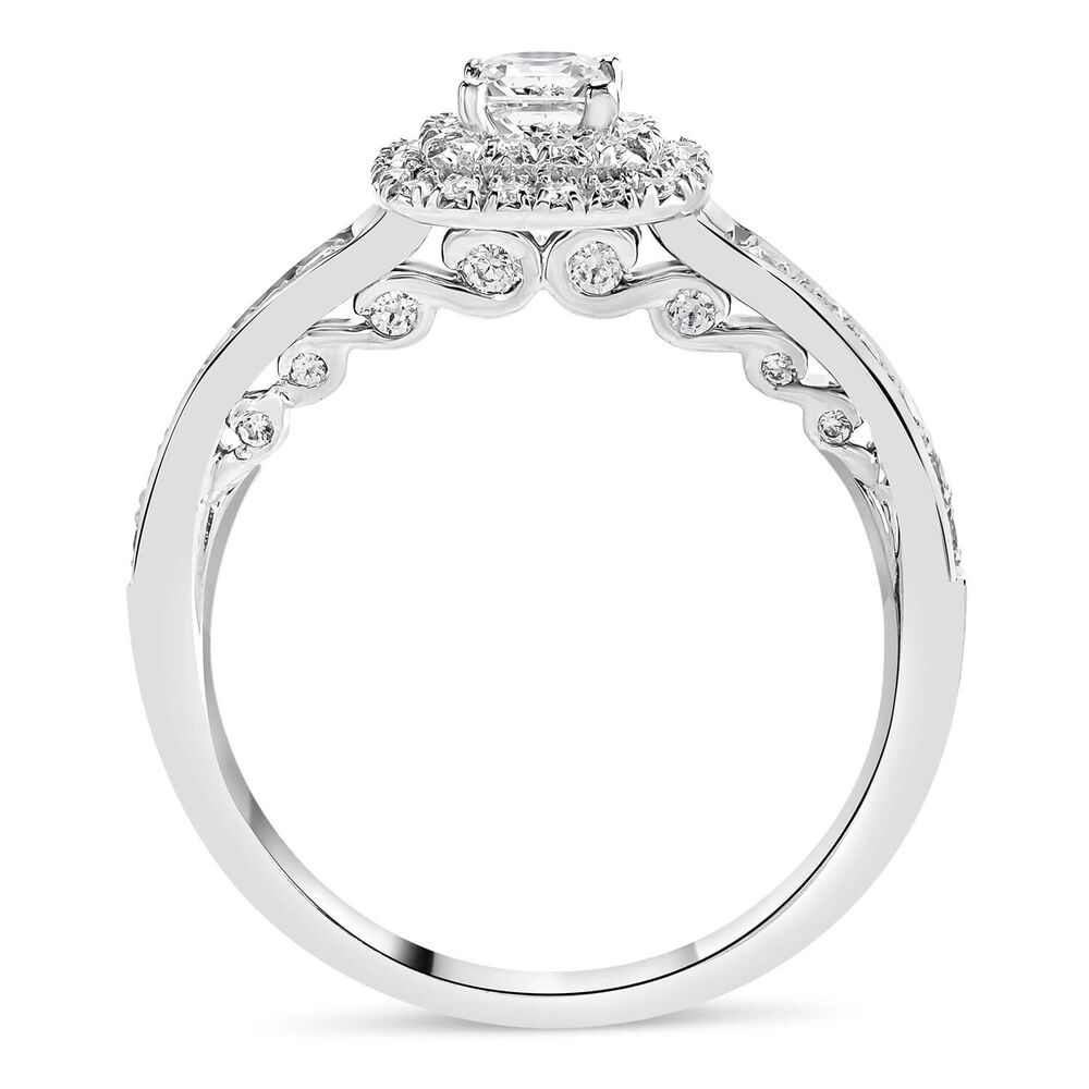 Northern Star 0.65ct Princess Diamond 18ct White Gold Ring image number 3