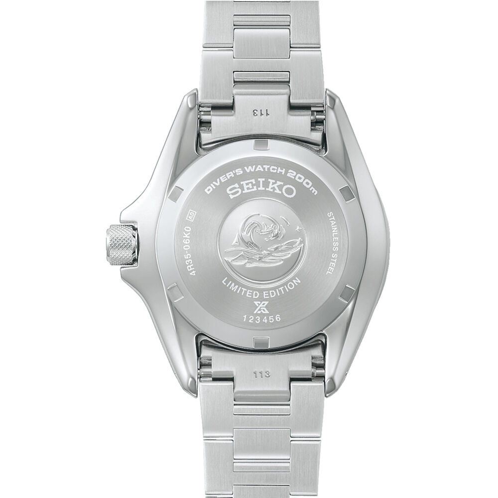 Seiko 145th Anniversary Prospex Diver's 'Samurai' Limited Edition Silvertone Watch