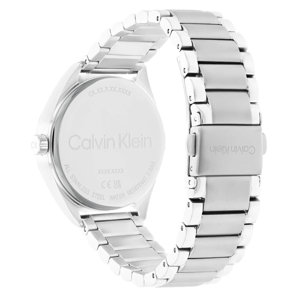 36mm Dial Calvin Bracelet Watch Klein Timeless Silver