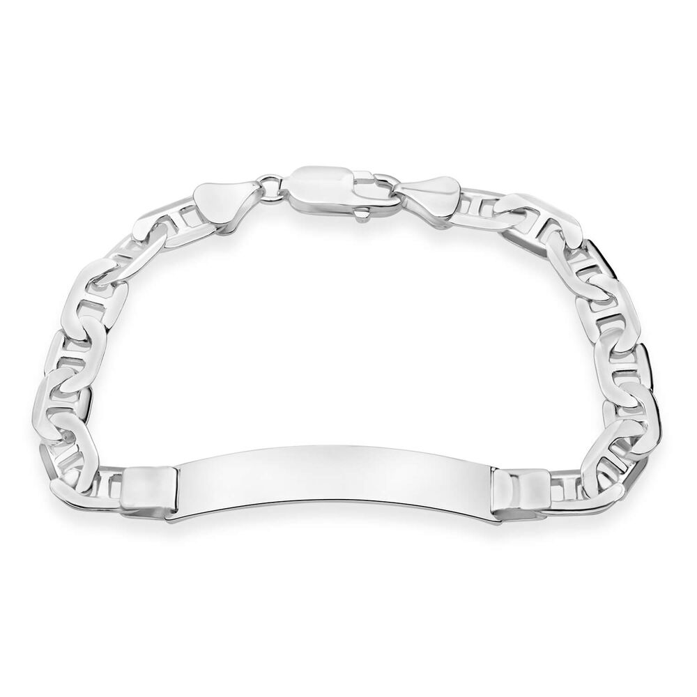 Sterling Silver Identity Link Bracelet image number 0