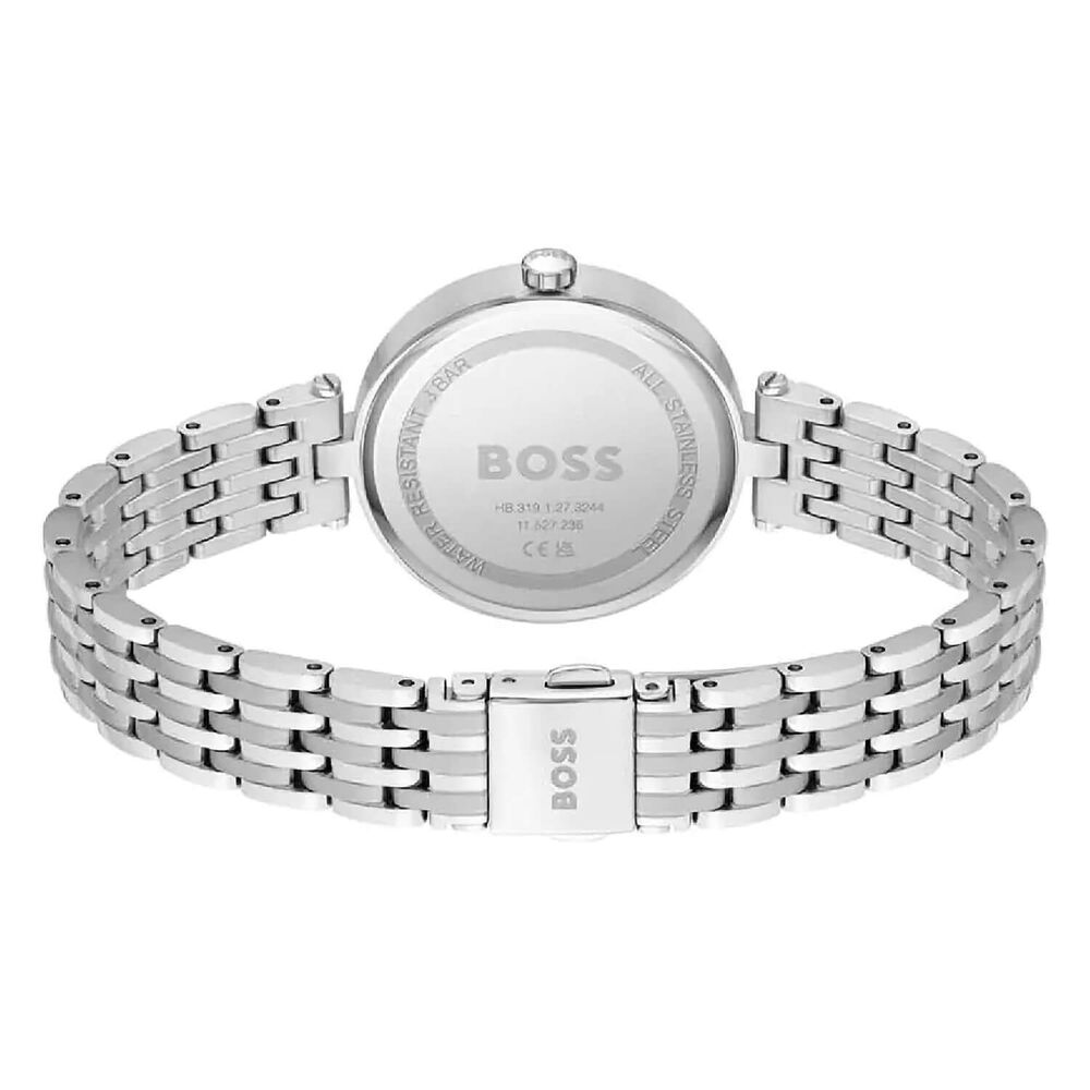 BOSS Essena 32mm Silver Dial Stainless Steel & Bracelet Ladies' Watch image number 2
