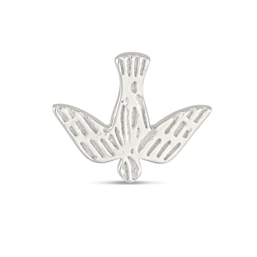 Boy's Sterling Silver Confirmation Dove Tie Tack