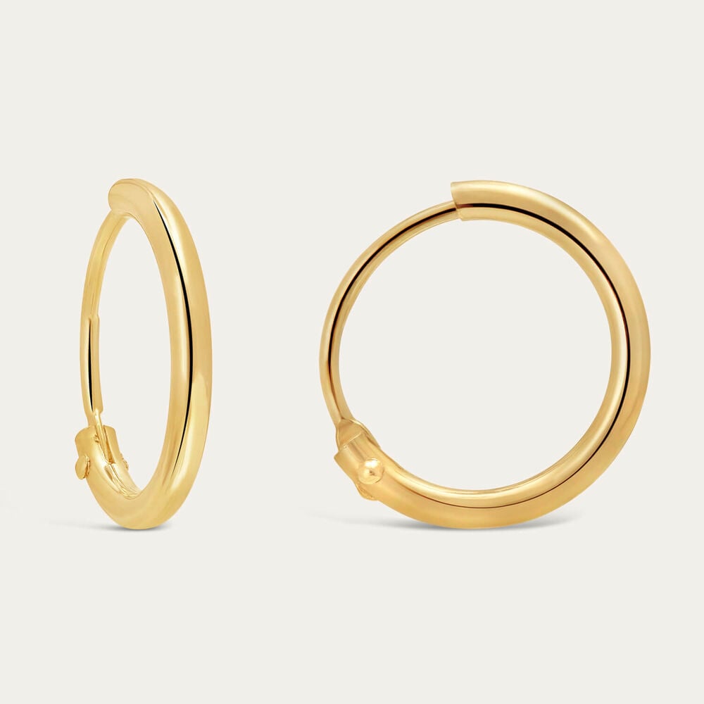 9ct Gold Hoop Earrings