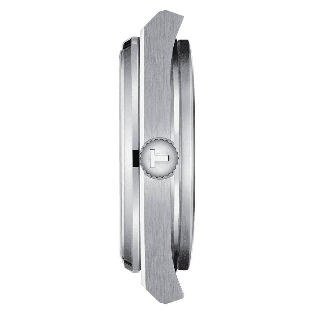 Tissot PRX 35mm Silver Dial Rose Gold Bezel Bracelet Watch image number 2
