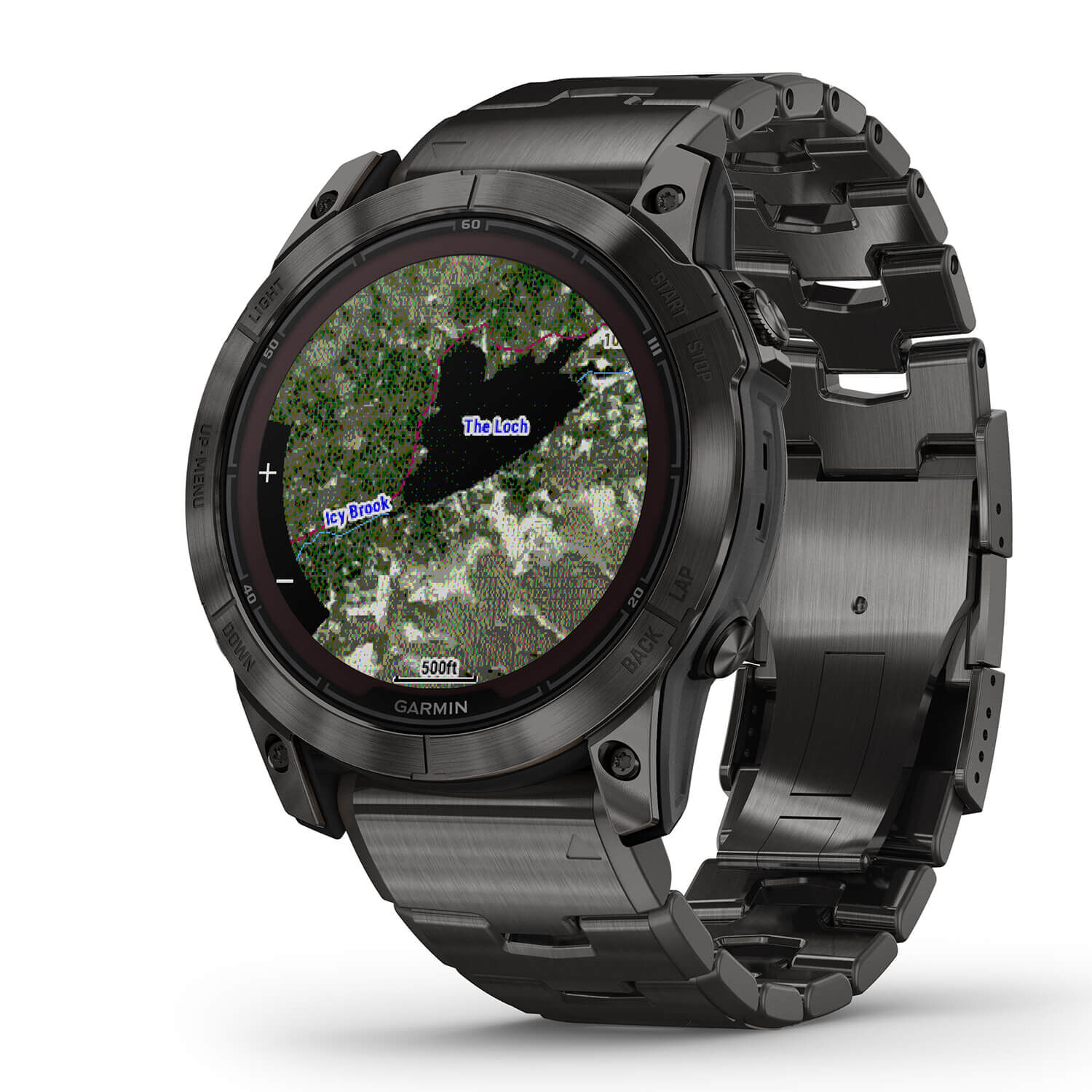Garmin Fenix 7X Pro Sapphire 51mm Titanium Bracelet Watch