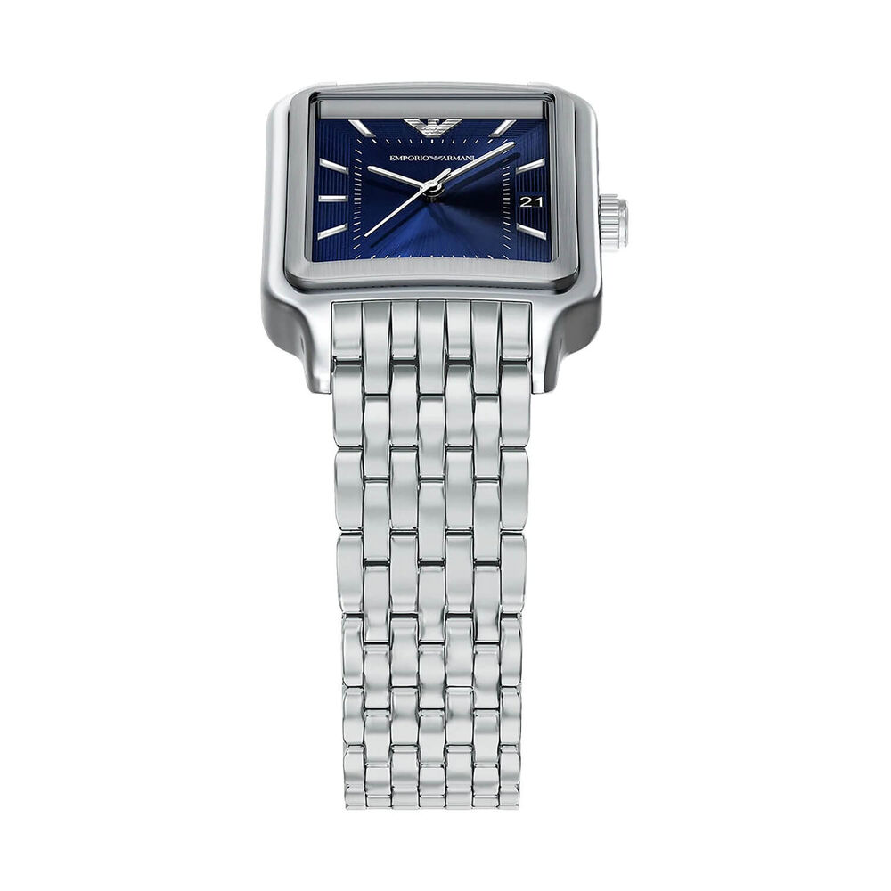 Emporio Armani Diego 36mm Blue Dial Stainless Steel Bracelet Watch