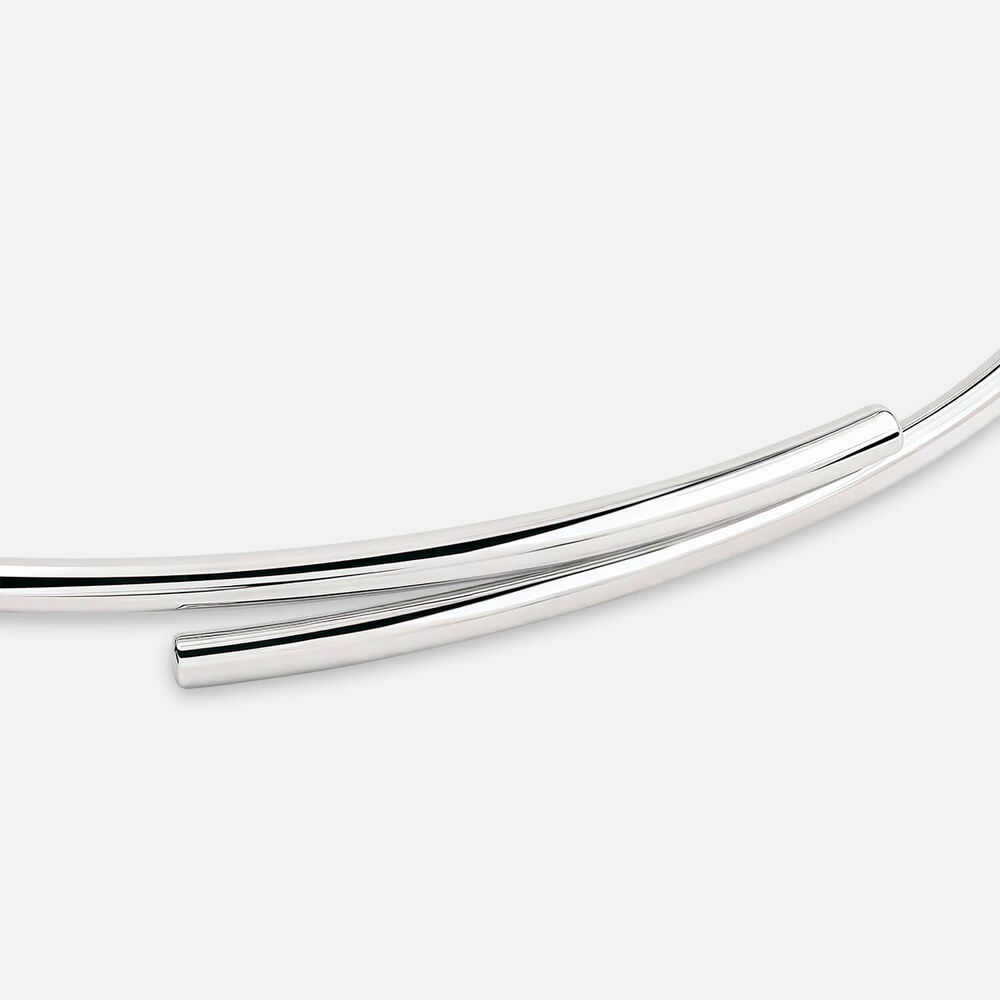 Sterling Silver Polished Two Piece Bangle