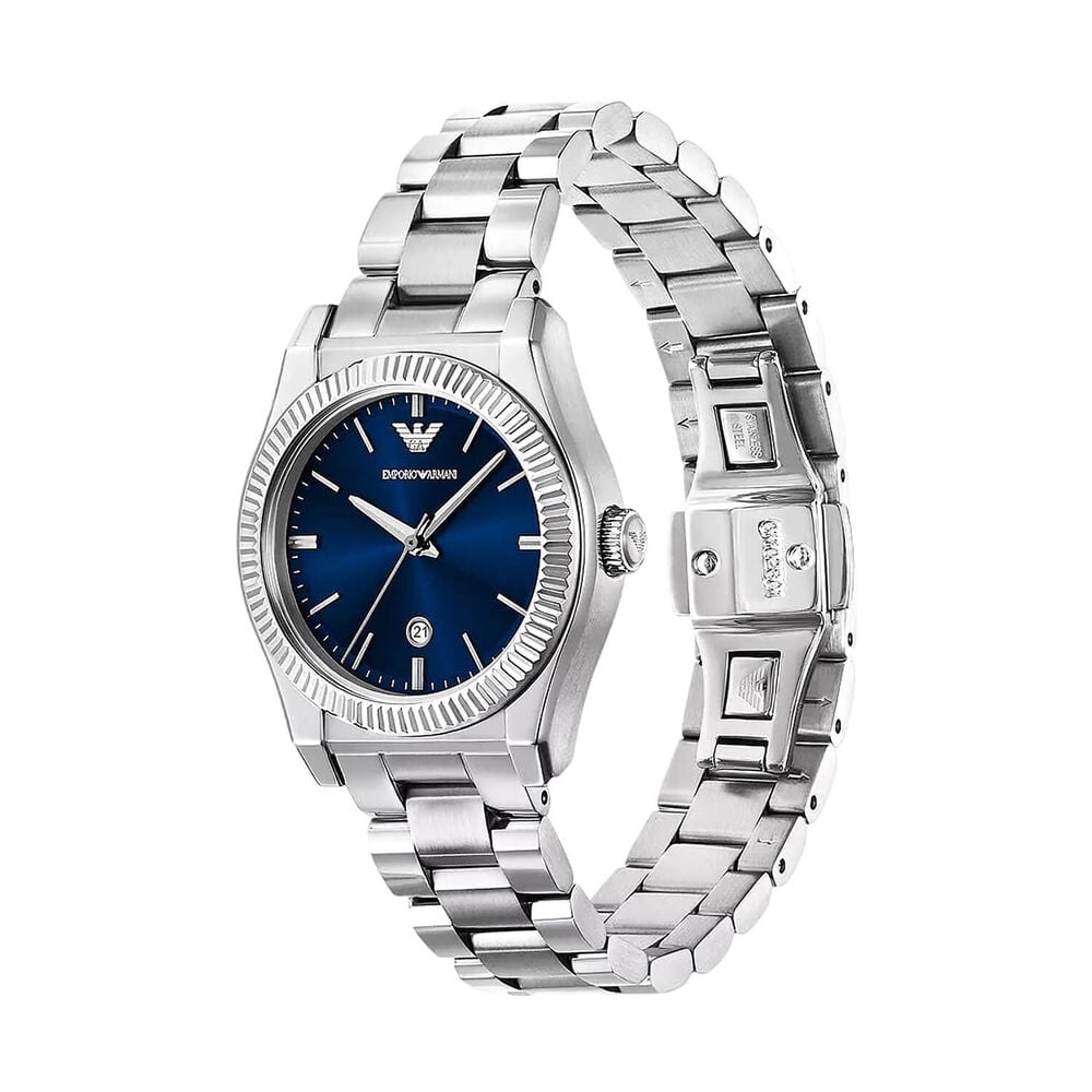 Emporio Armani 32mm Blue Dial Stainless Steel Bracelet Watch image number 1