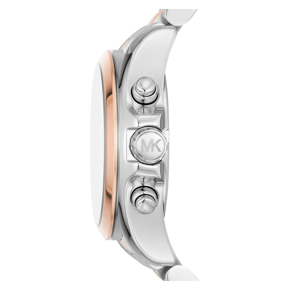 Michael Kors Bradshaw Mini 36mm Steel & Rose Gold Plated Watch image number 2