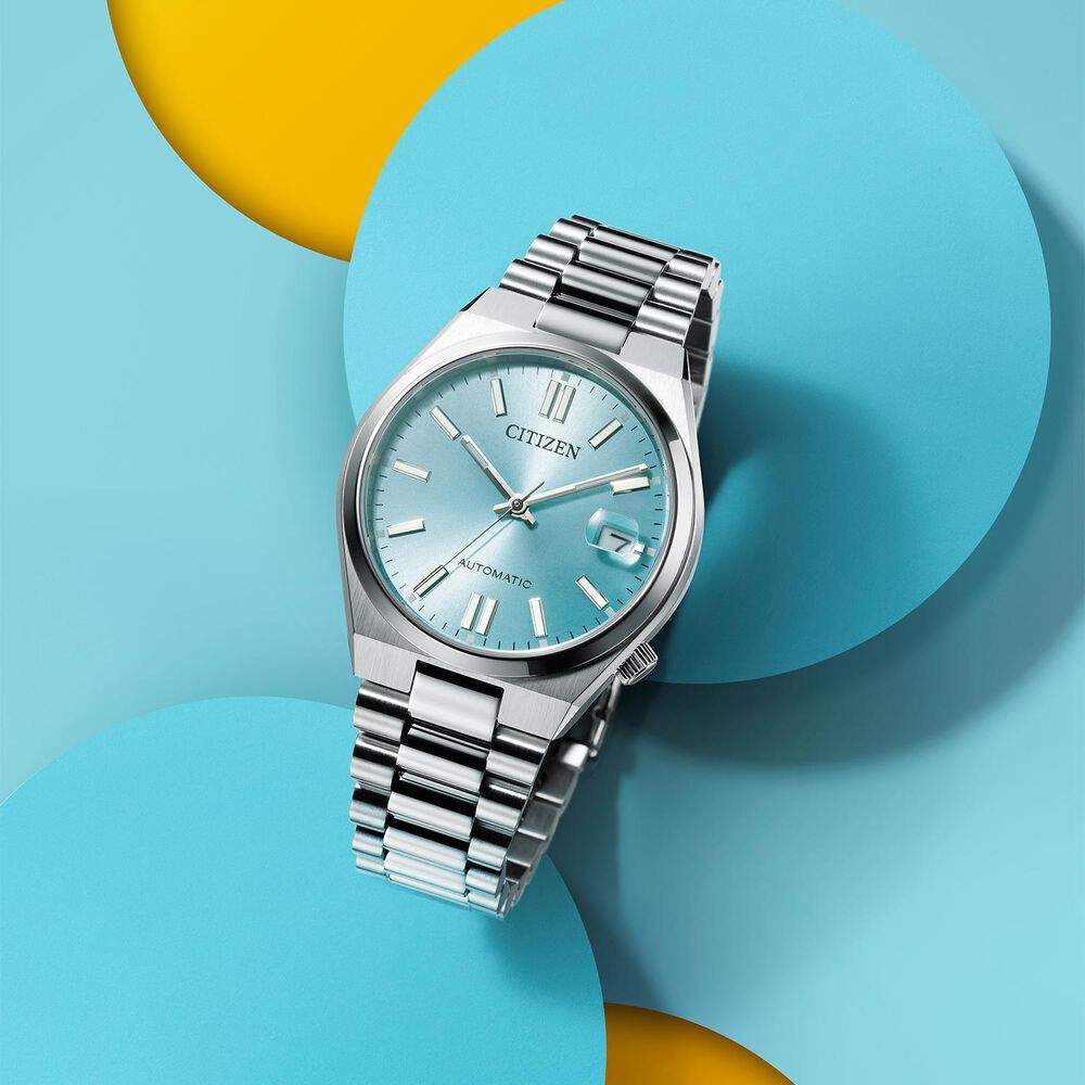 Citizen Tsuyosa 37mm Ice Blue Dial Steel Case Bracelet Watch image number 7