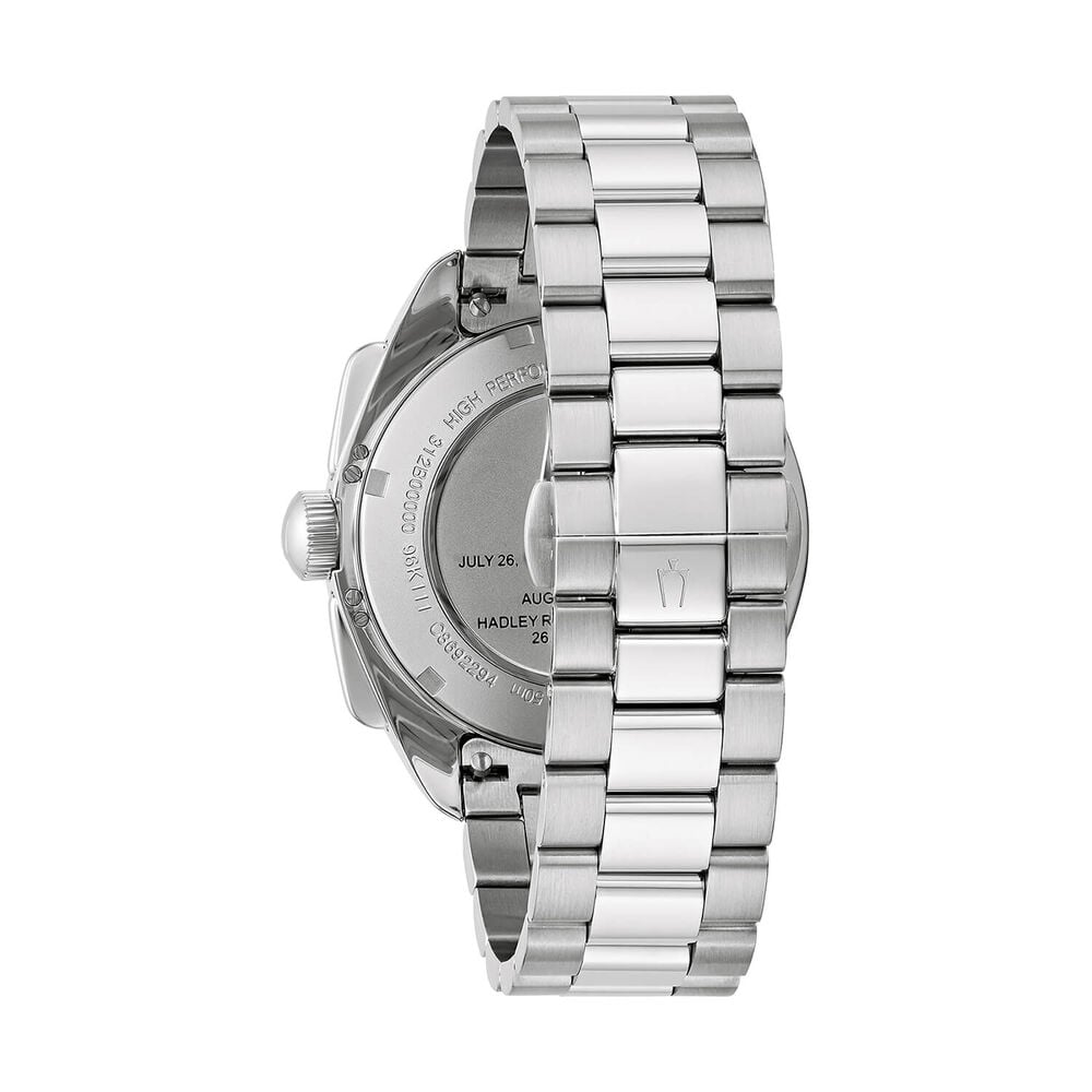 Bulova Lunar Pilot 43.5mm Black Dial Stainless Steel Bracelet Chronograph Watch image number 3