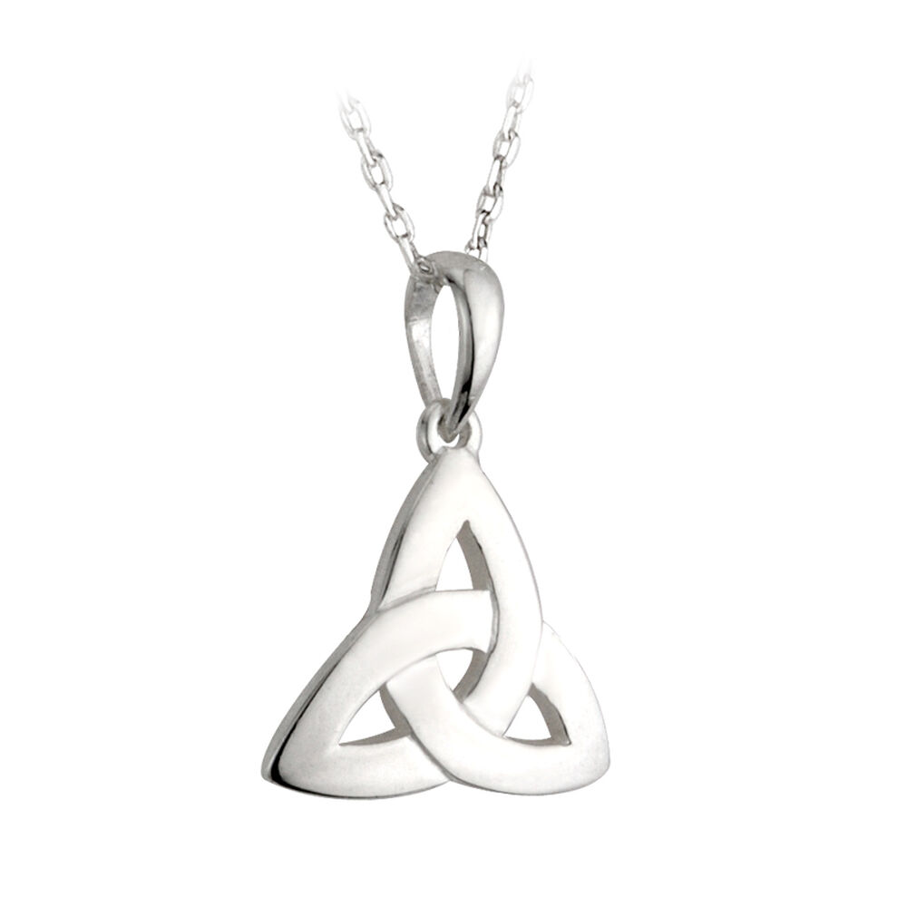 Sterling Silver Small Trinity Knot Pendant image number 0