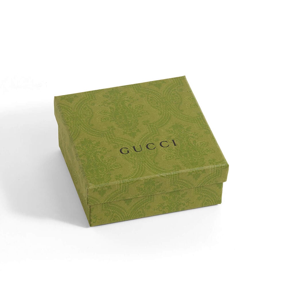 Gucci G Cube Motif Sterling Silver Pendant