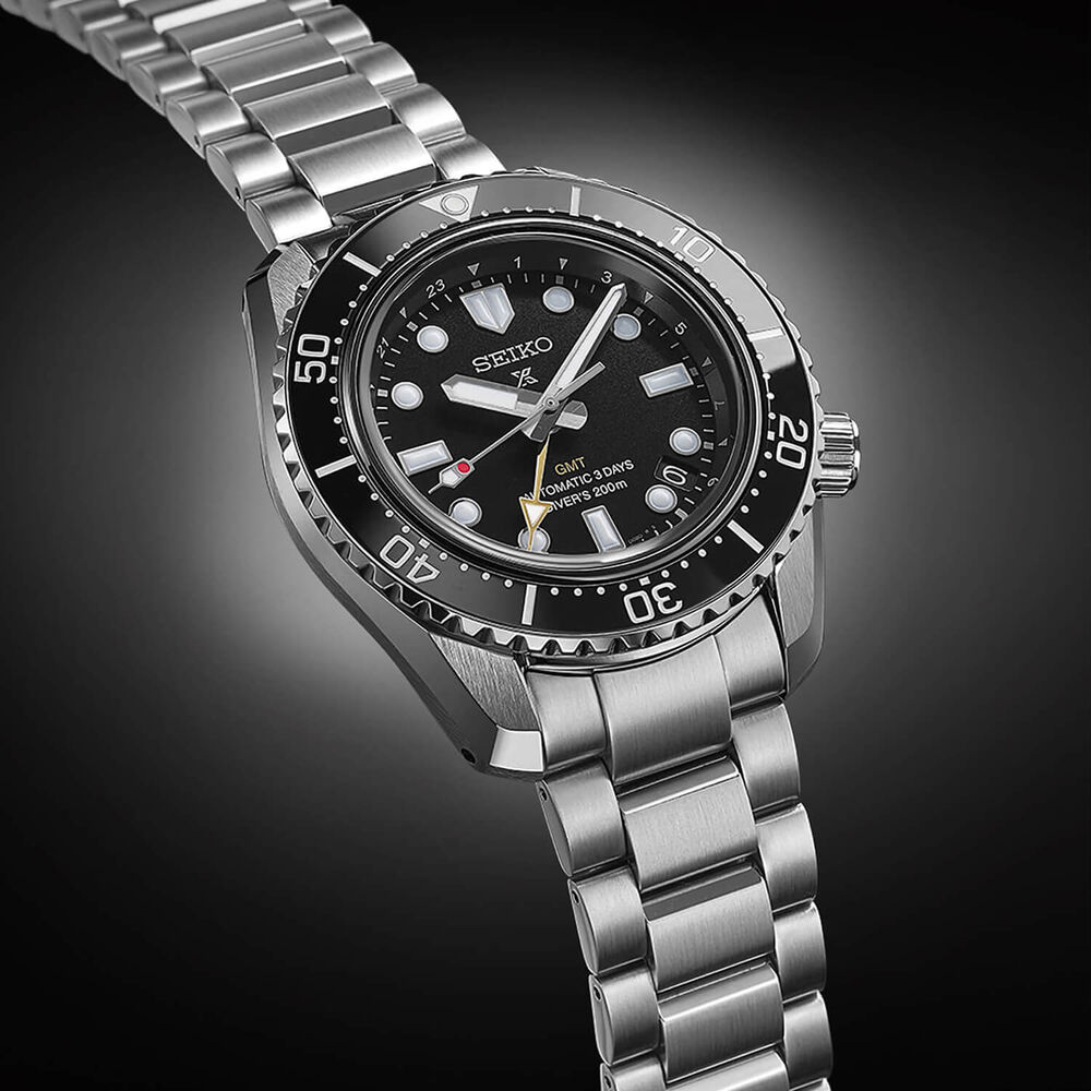 Seiko Prospex 1969 Diver’s Modern Re-Interpretation GMT 42mm Black Dial Watch