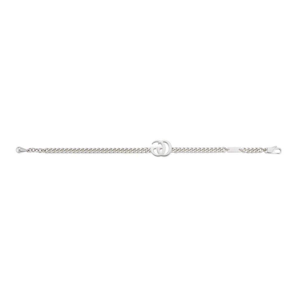 Gucci GG Marmont Sterling Silver Bracelet (Size L, 7") image number 2