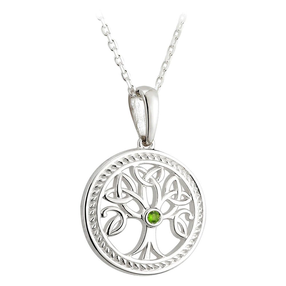 Ladies Sterling Silver 'Tree of Life' Pendant image number 0