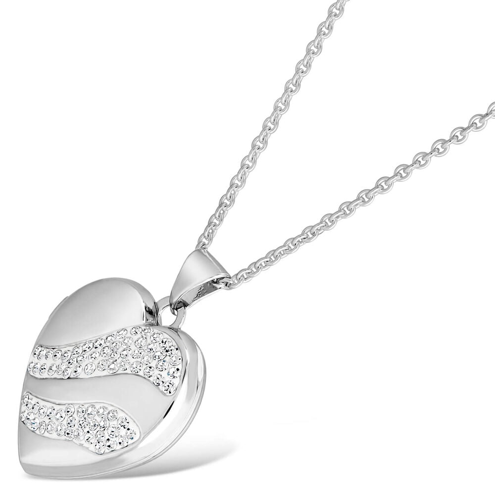 Sterling Silver Locket (Chain Included) image number 2