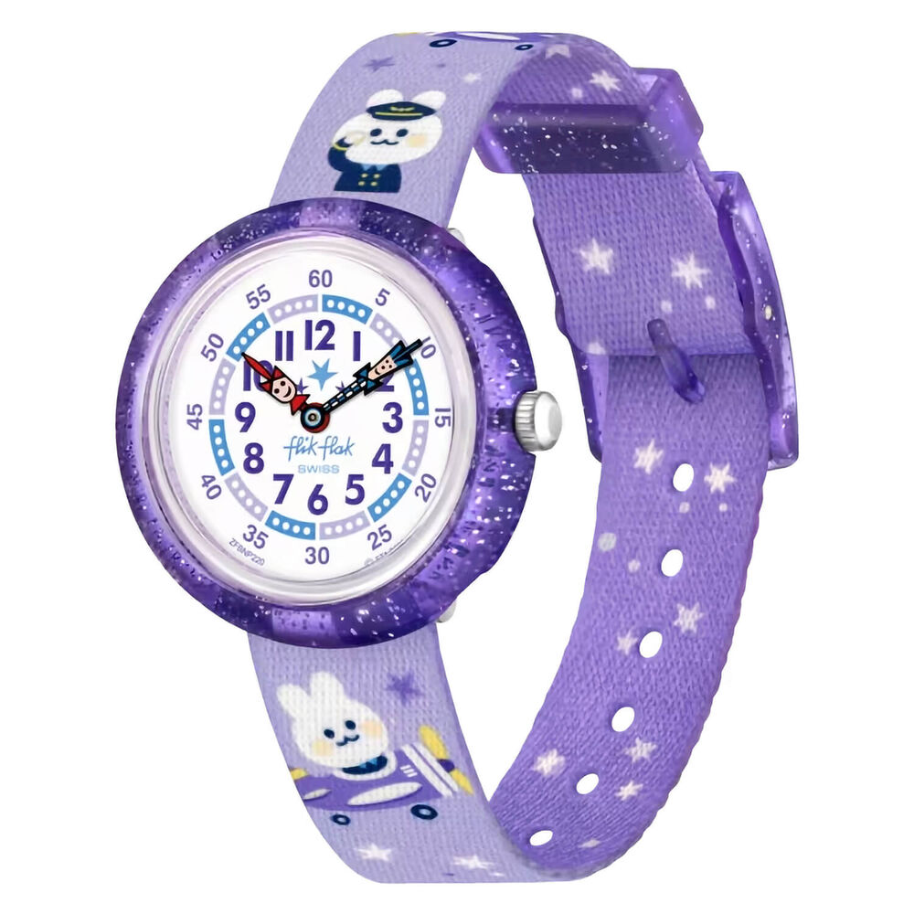 Flik Flak Chasing Clouds 32mm Quartz Kids Watch image number 0