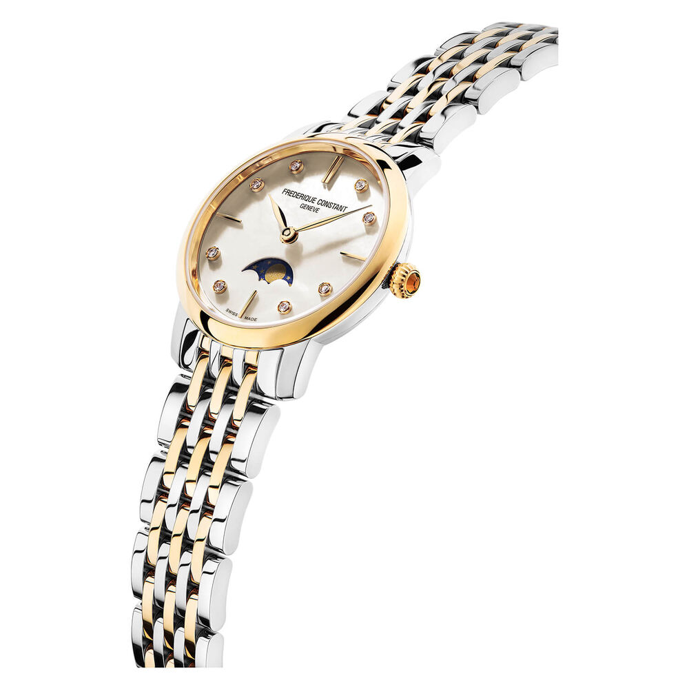 Frederique Constant Moonphase Gold 30mm Ladies' Watch image number 2
