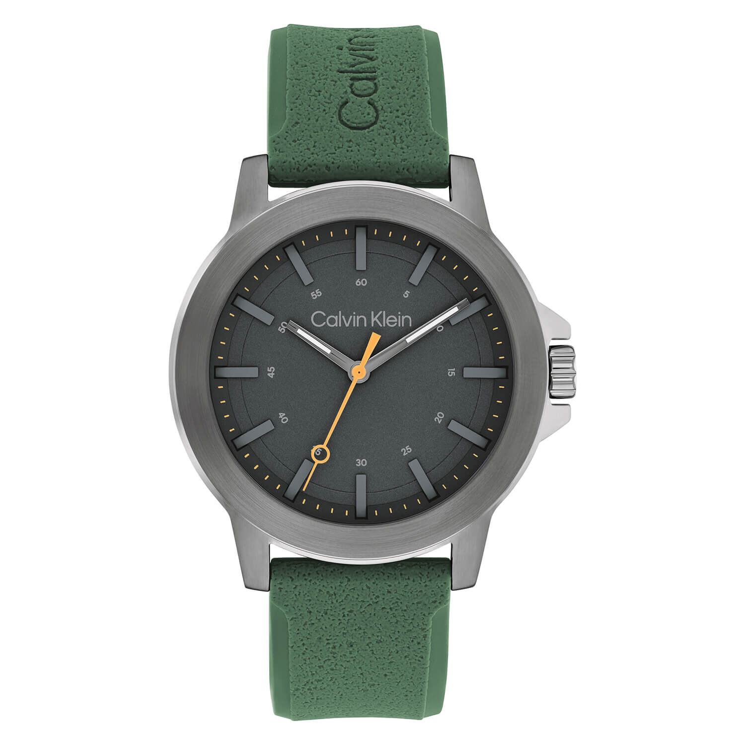 Calvin klein watch rubber strap hot sale