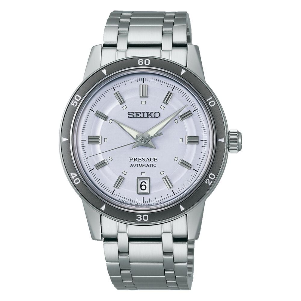 Seiko Presage 39.5mm Blue Dial Stainless Steel Bracelet Watch