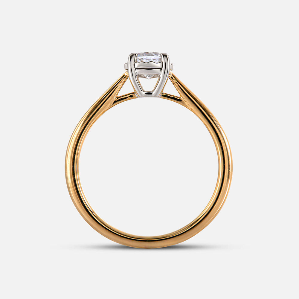 Prism 9ct Yellow Gold 0.33ct Round Brilliant Diamond Solitaire Ring