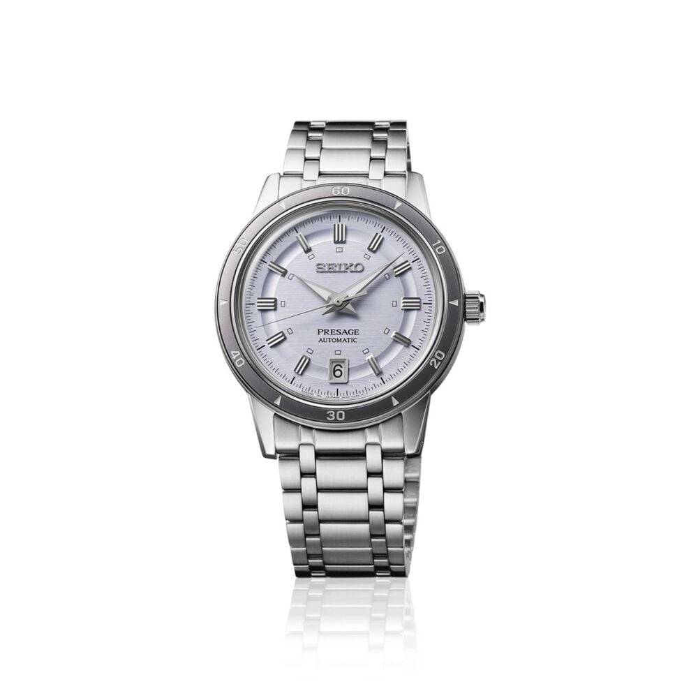 Seiko Presage 39.5mm Blue Dial Stainless Steel Bracelet Watch