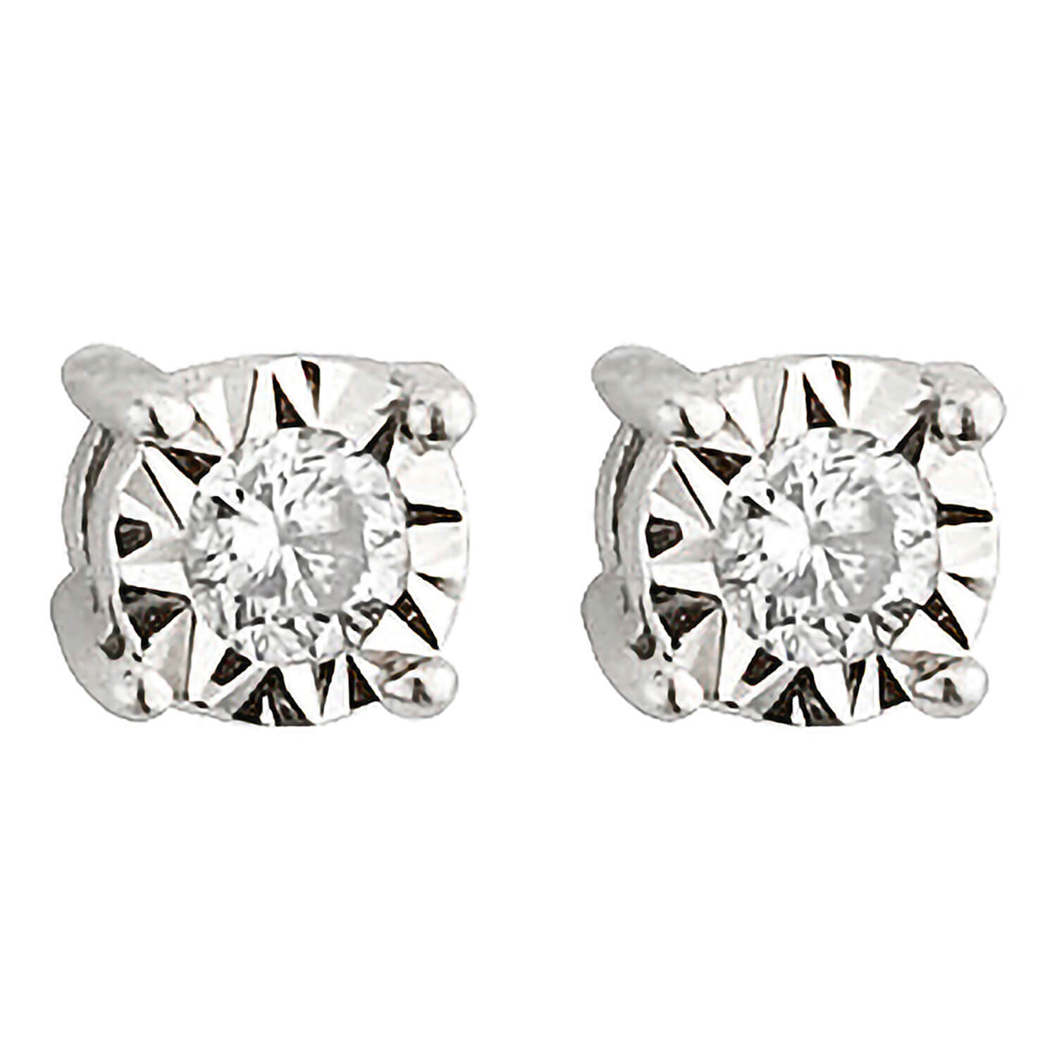 Diamond single stone earrings new arrivals