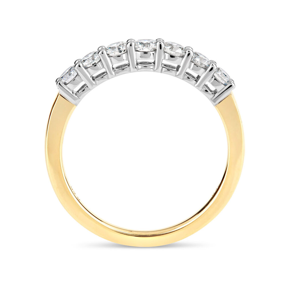 18ct gold 0.50 carat diamond eternity ring image number 2