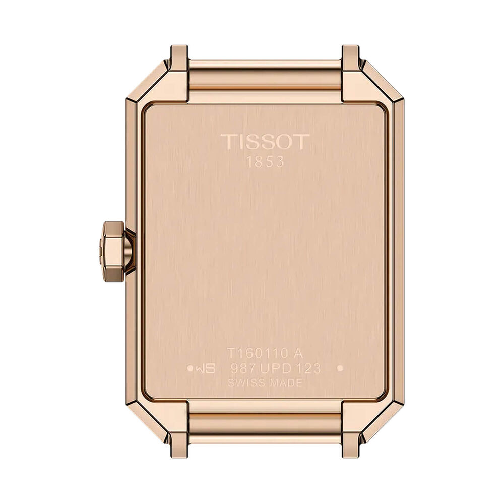 Tissot SRV 21.8x30mm Silver Dial Brown Leather Strap Watch