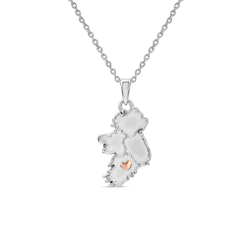 My Heart Belongs to Munster Sterling Silver Pendant image number 0