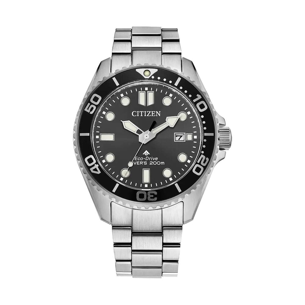 Citizen Promaster Diver 44mm Black Dial Stainless Steel Bracelet Watch