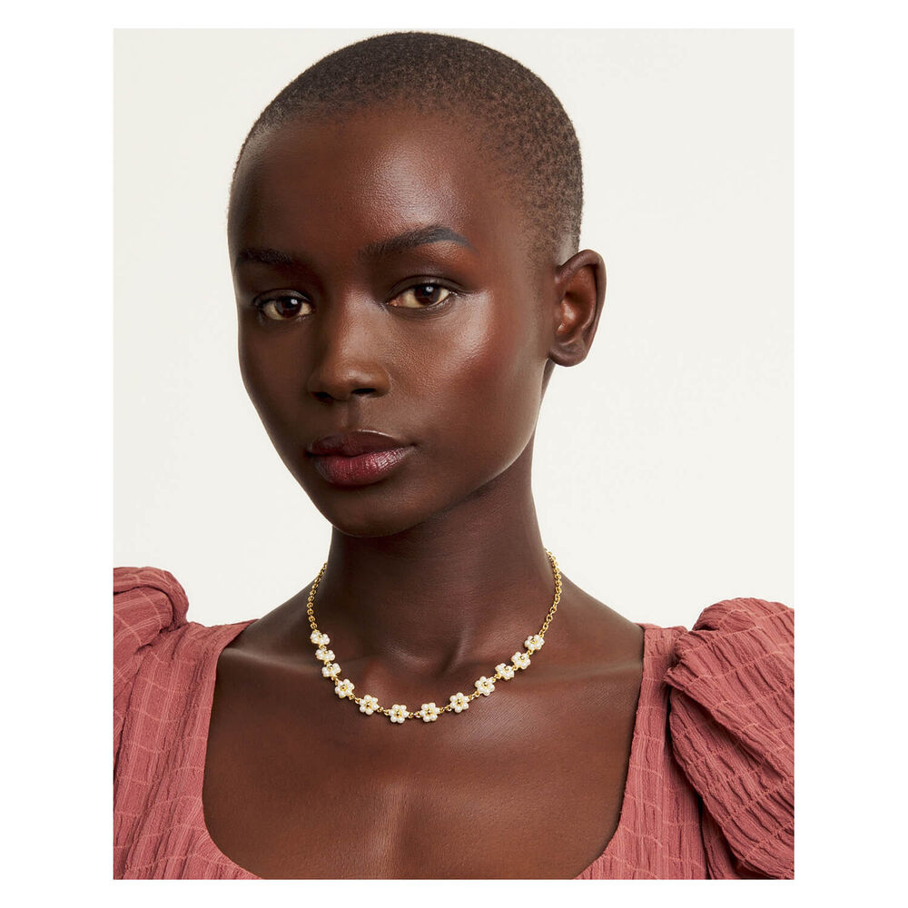 Ted Baker DARLAHA Pearl Gold Plated Necklace image number 2