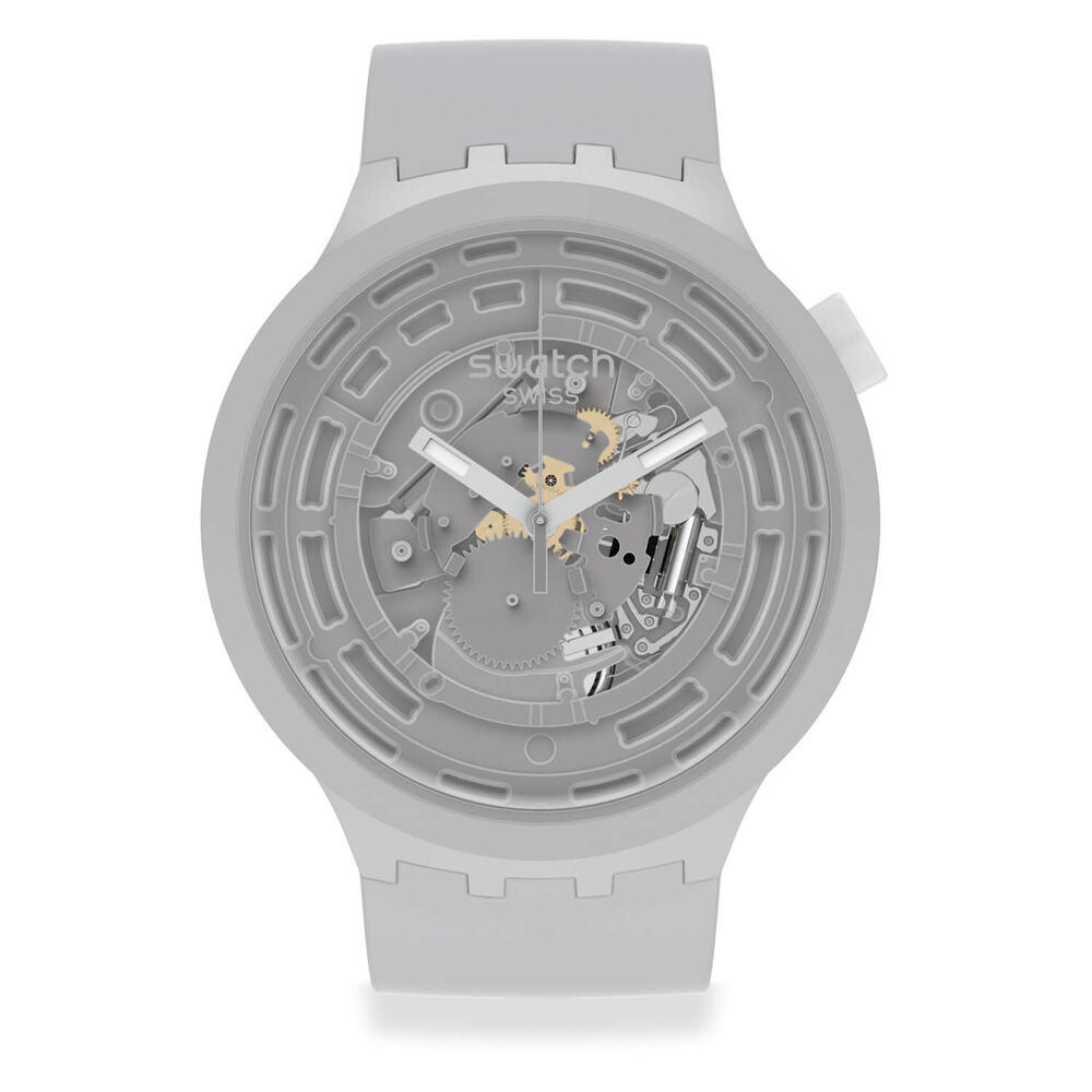 Swatch Big Bold Bioceramic C-Grey Strap Watch