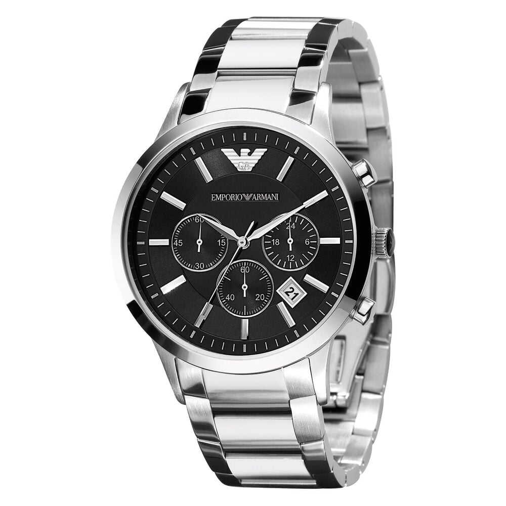 Emporio Armani Classic Chronograph Steel 43mm Men's Watch