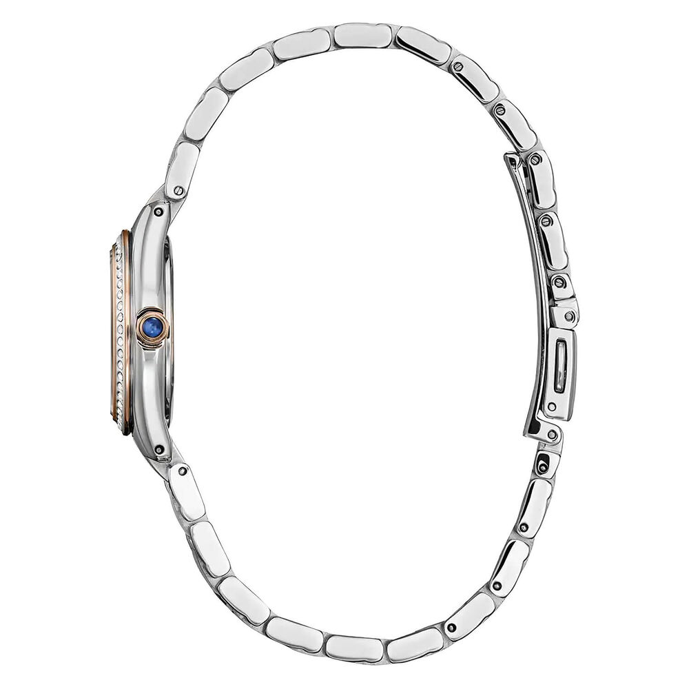 Citizen Crystal 26mm Black Dial Two-Toned Steel Bracelet image number 2