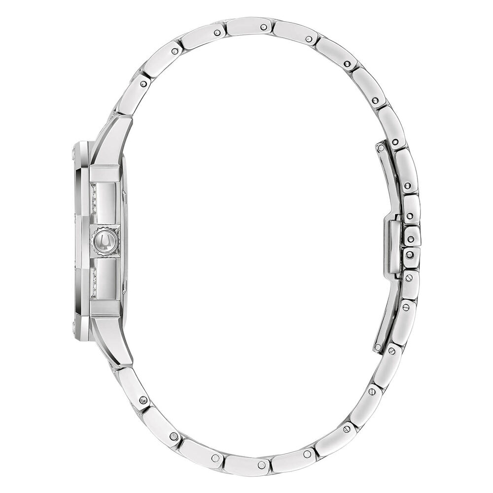 Bulova Crystal 34mm Crystal Dial & Bracelet Stainless Steel Watch image number 2