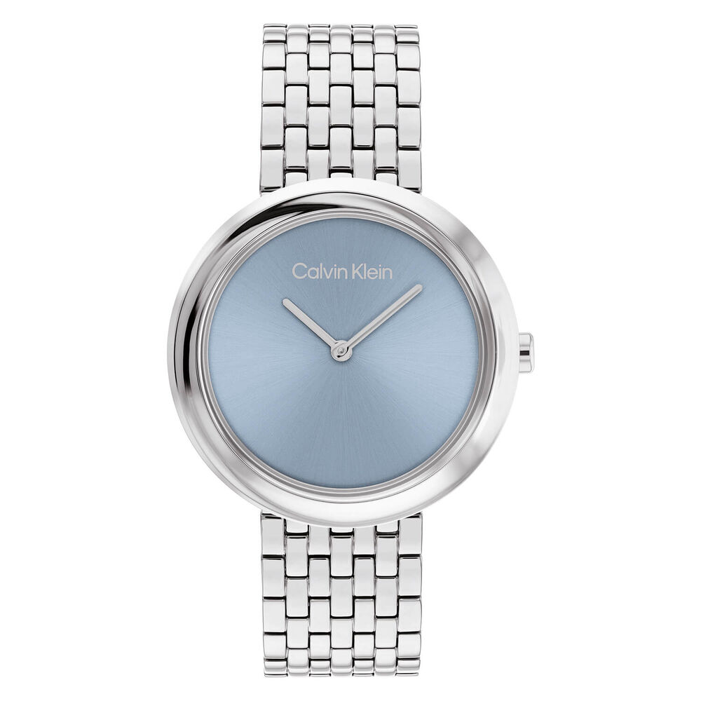 Calvin Klein 34mm Light Blue Dial Stainless Steel Bracelet Watch image number 0