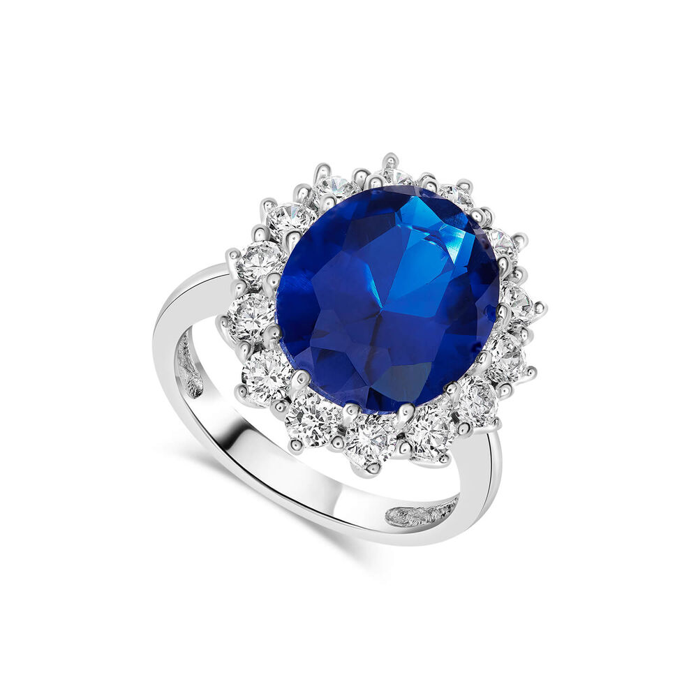 Sterling Silver Cubic Zirconia Ring image number 0
